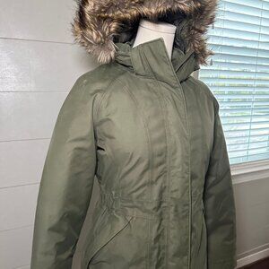 North Face Women's Outer Boroughs Parka- Down-filled Winter Coat- S- taupe